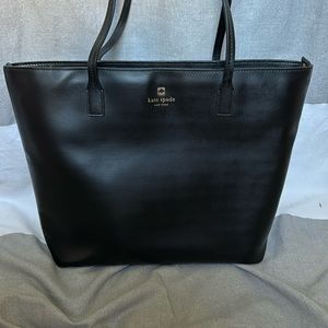 Kate Spade Black Zip Top Tote